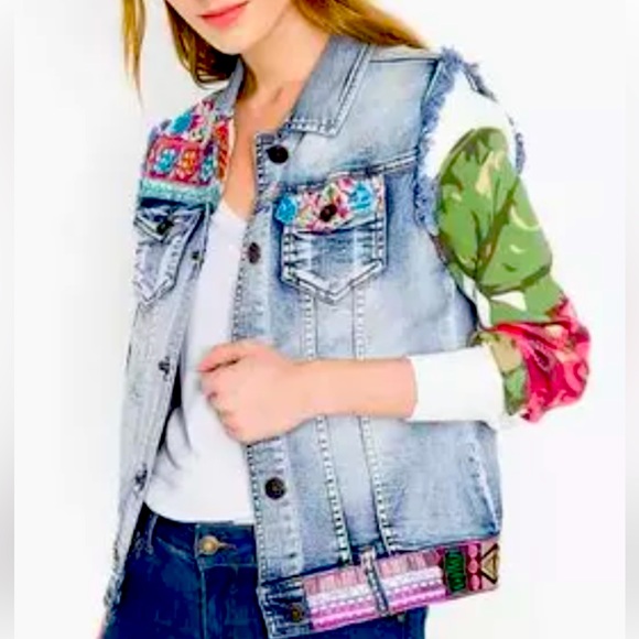Desigual Jackets & Coats Fabulous Desigual European Boho Denim